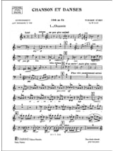 Chanson et Danses op. 50 - Parties - Indy Vincent D' - Partition